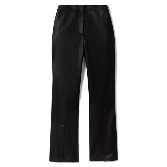 REISS x McLaren F1 Team Lottie Slit Front Leather Pants - Picture 8 of 16